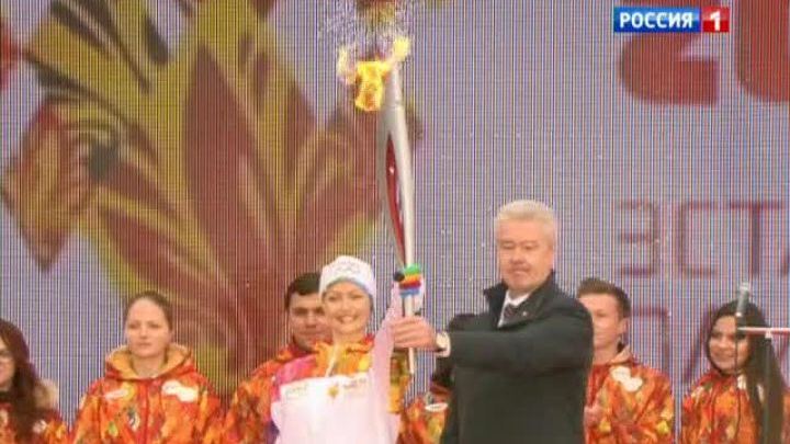 33 года спустя: московская эстафета олимпийского огня