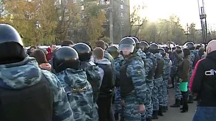 Вся московская полиция поднята по тревоге по плану "Вулкан"