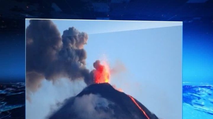 Камчатский поселок Ключи засыпало вулканическим пеплом