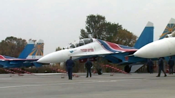 "Русские витязи" выступят на юбилее авиабазы "Кант"