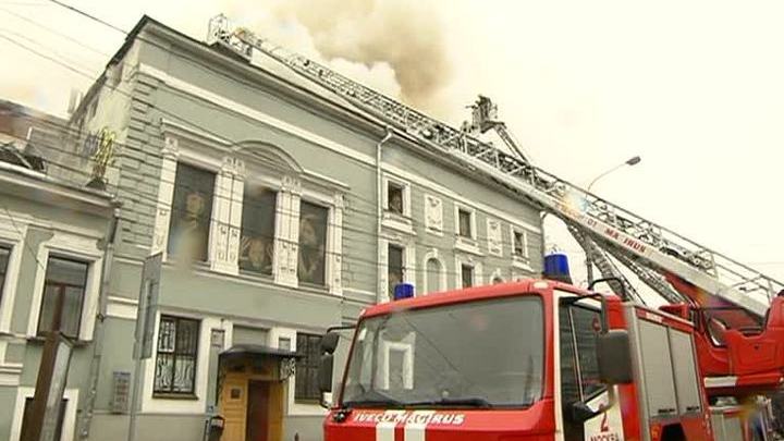 Пожар в "Школе современной пьесы" вспыхнул за несколько минут до спектакля