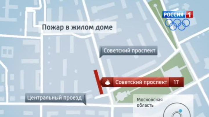 В пожаре в Подмосковье погибли два человека 