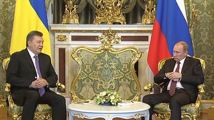 Путин и Янукович начали обсуждать сотрудничество Киева и Москвы