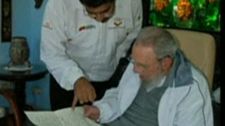 Новые фото Фиделя Кастро появились в Twitter Николаса Мадуро