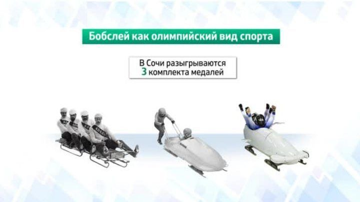 Сочи-2014 в цифрах. Бобслей на Олимпийских играх