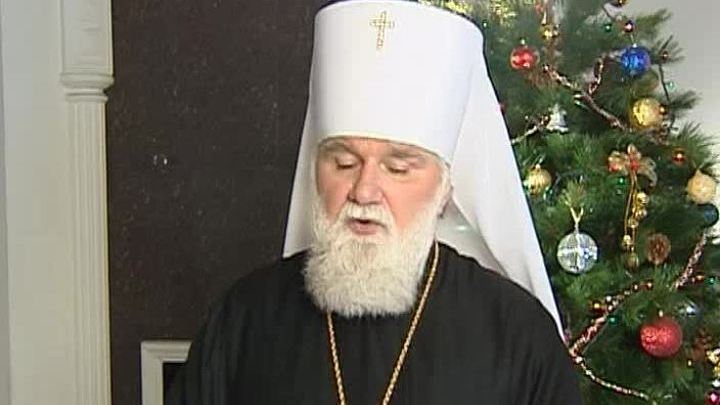 Поздравление с Рождеством Вадима митрополита Иркутского и Ангарского