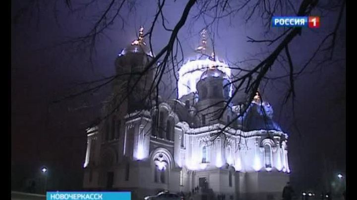 В Вознесенском соборе состоялось одно из массовых богослужений области в честь Рождества