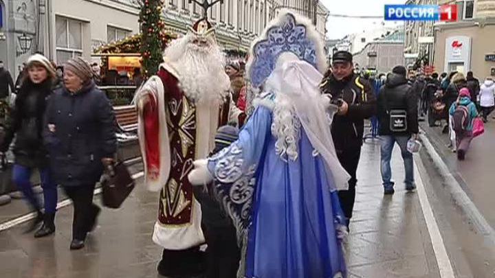 На время праздников Москва стала пешеходной