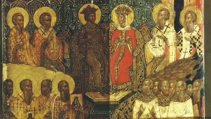 "Адам и Ева". Кассия Константинопольская