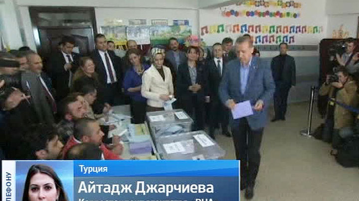 Правящая партия Турции лидирует на региональных и местных выборах