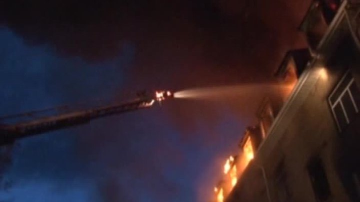 Хабаровск пожар ХОСТИНГ