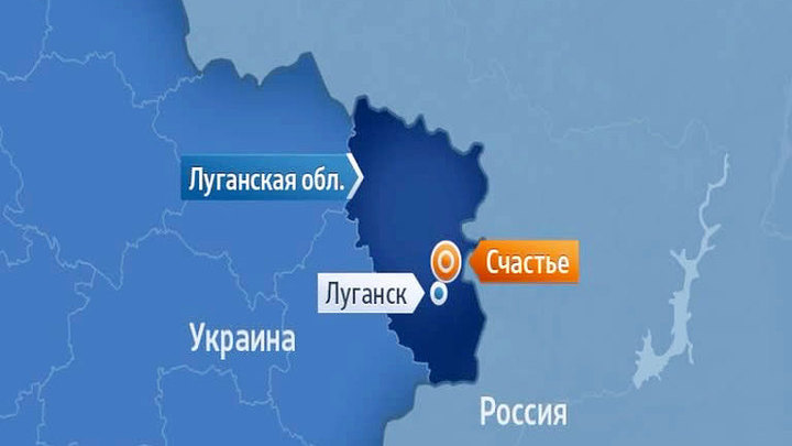 В городе Счастье снова рвутся снаряды