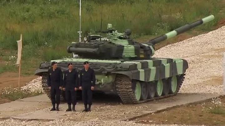 Московская область. Танковый биатлон