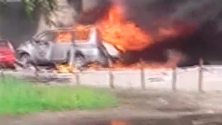 В Междуреченске взорван автомобиль