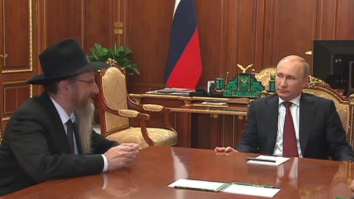 Путин поздравляет евреев с ханукой