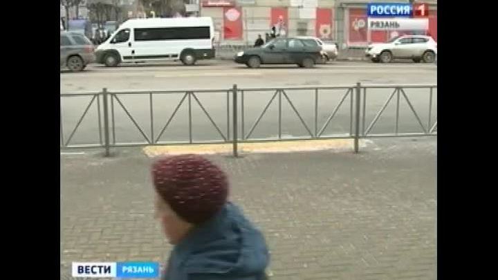 В Рязани убрали один из пешеходных переходов на площади Победы