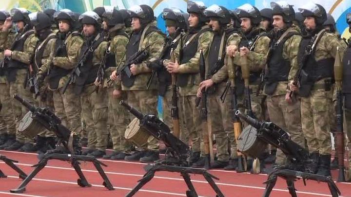 Боевая пехота Владимира Путина готова к любому приказу