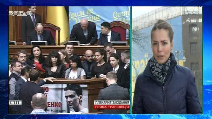"Ляшковцы" согнали с трибуны Верховной рады главу Нацбанка Украины