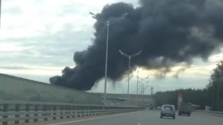 В магазине на Минском шоссе произошел пожар, пострадавших нет
