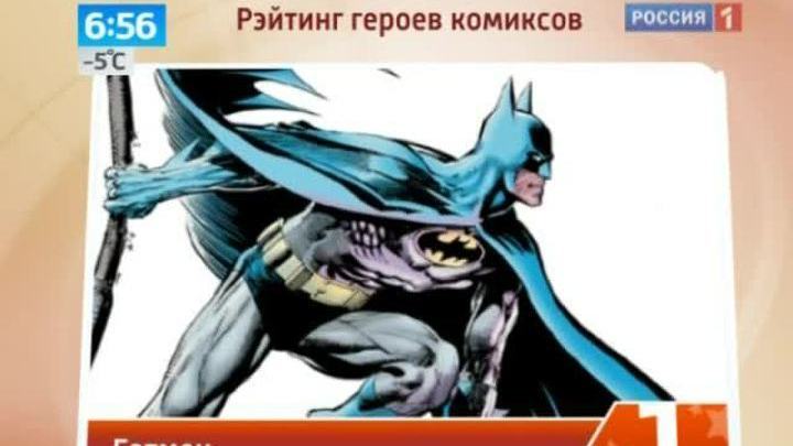 Бэтмен назван величайшим героем комиксов