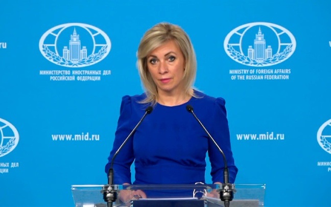Брифинг Марии Захаровой