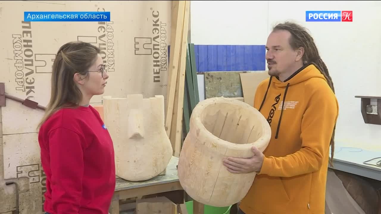 Трехметровые скульптуры китаврасов создают в Архангельской области для Кенозерского парка