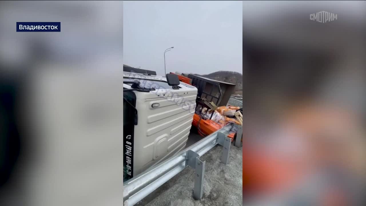 Массовое ДТП во Владивостоке устроил пьяный водитель фуры