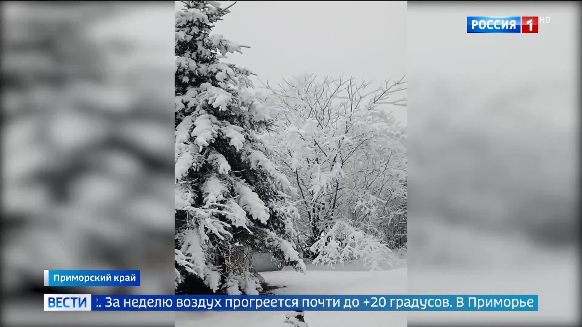 Погода возвращается к норме в центре России, но снег бушует в Приморье и наводнение в Нижнем Новгороде