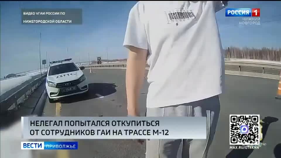 Иностранец попытался дать взятку сотруднику ГАИ