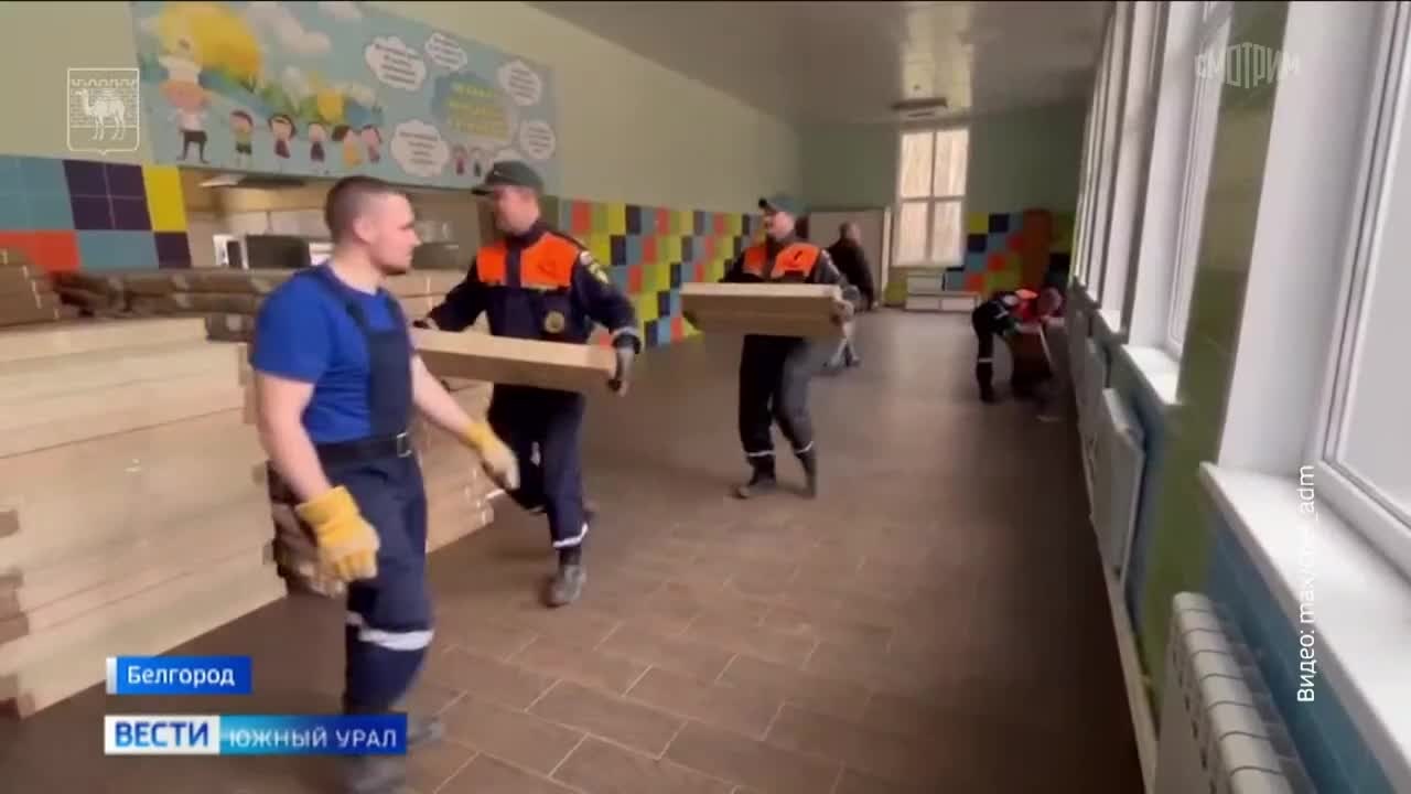 Челябинские спасатели вернулись домой после месяца работы в Белгороде