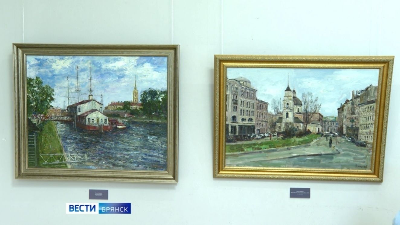 В Брянске открылась выставка Виктора Ямщикова "От Десны до Невы - мосты над временем"