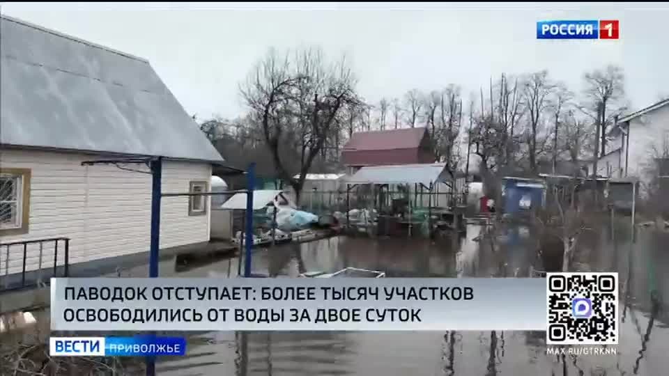 Паводок в Нижегородской области отступает