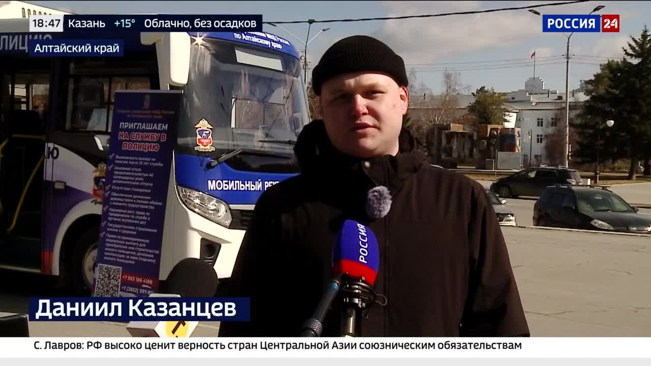 В Алтайском крае на маршрут заступил полицейский автобус