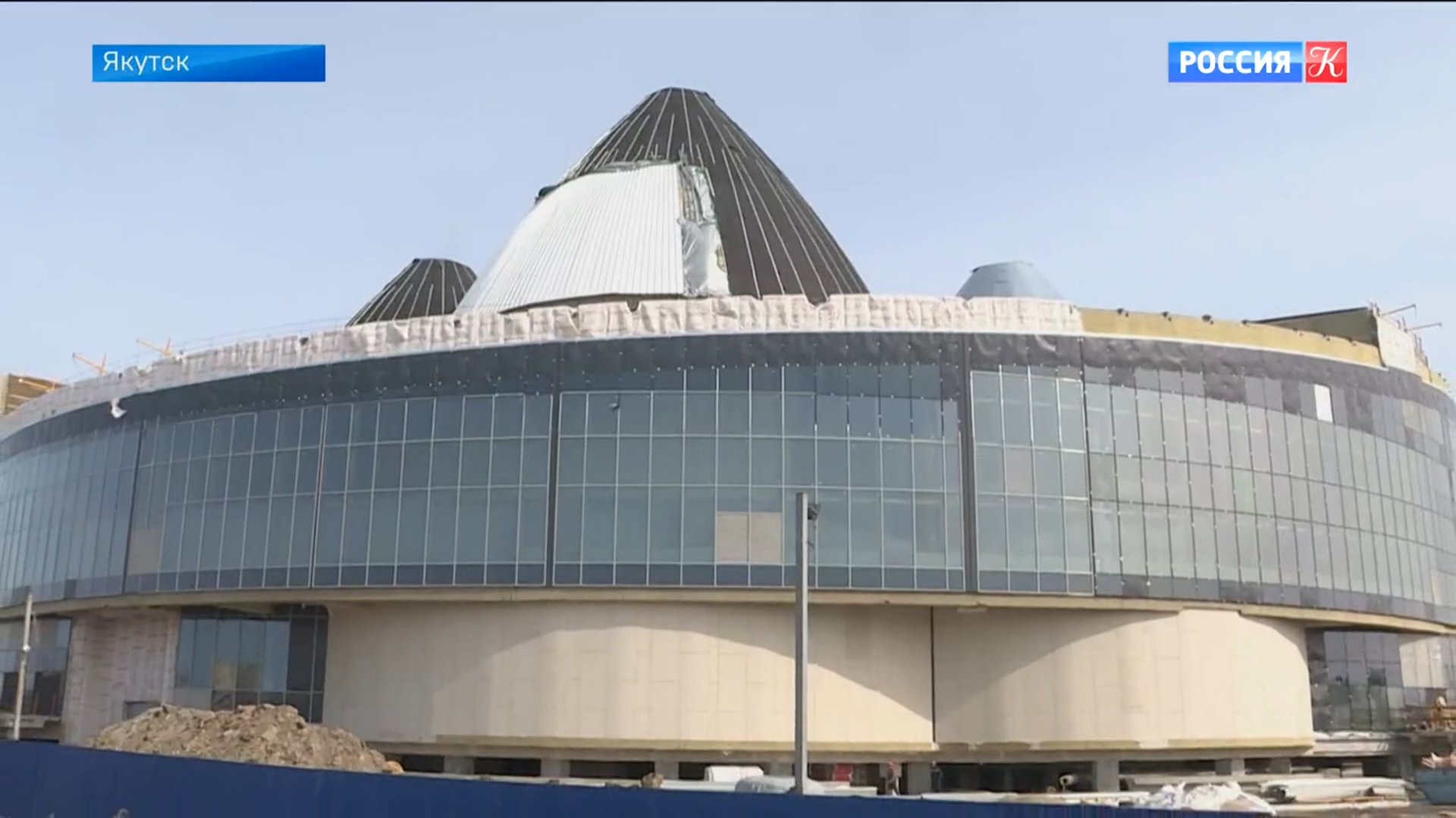 Здание Арктического центра эпоса и искусств возводят в Якутске