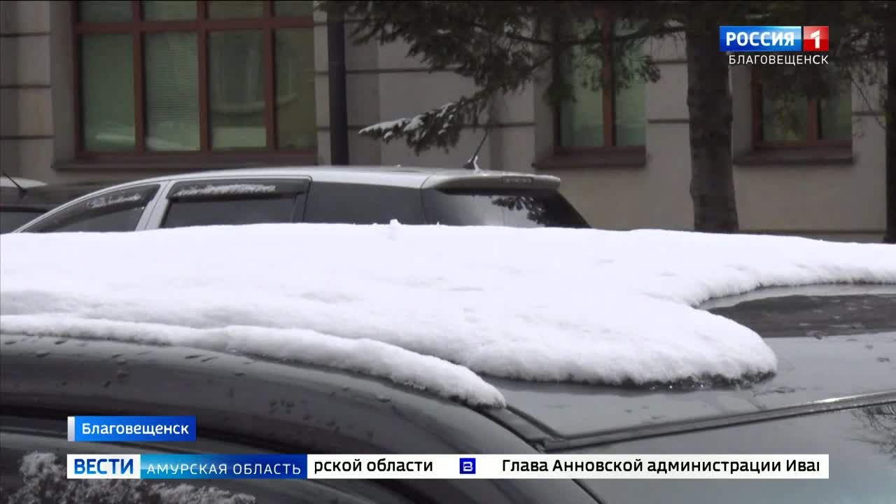 Апрельский снег: непогода накрыла Амурскую область