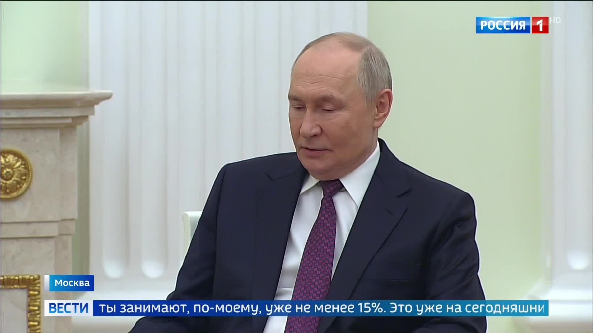 Владимир Путин обсудил развитие отношений с Сейшельскими Островами в Кремле.