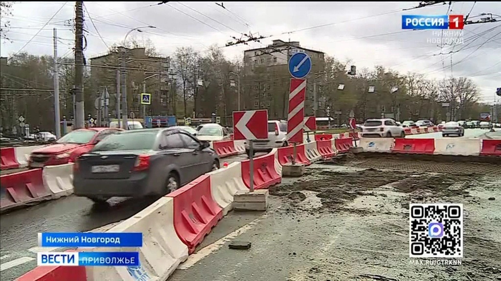 Пробки и объезды - головная боль нижегородских водителей