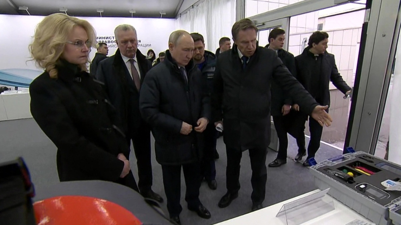 Владимир Путин посетил Федеральный центр медицины катастроф