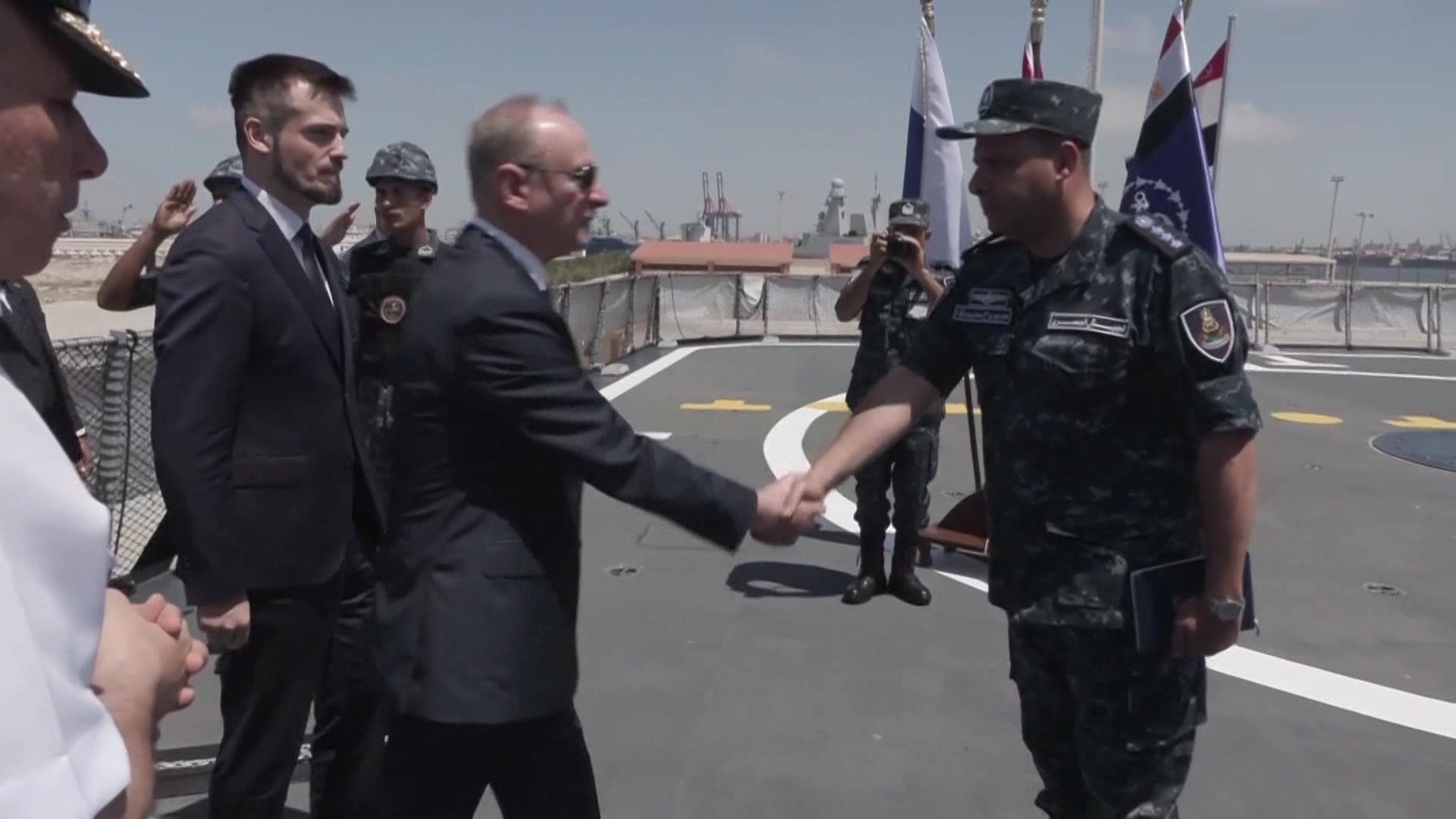 Патрушев посетил военно-морскую базу и судоверфь в Александрии