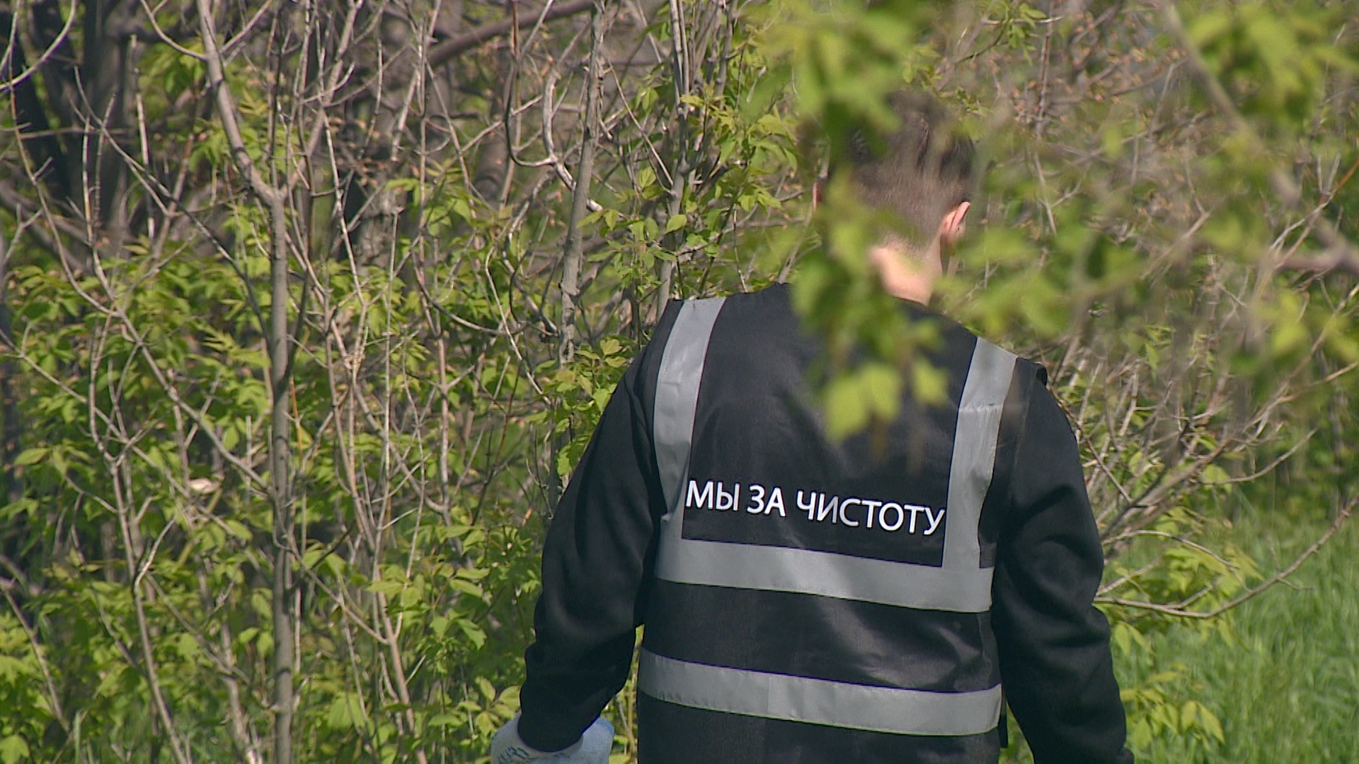 Молодежь убрала мусор на острове Людникова в Волгограде