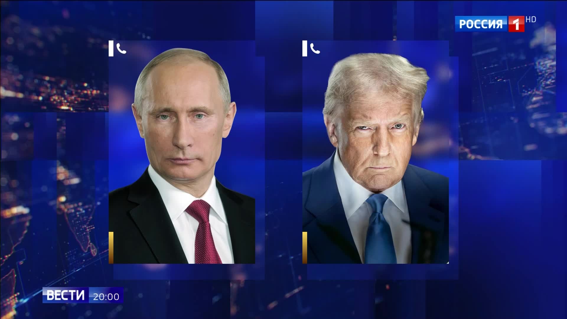 Путин и Трамп обсудили атаки Киева и возможность перемирия на День Победы.