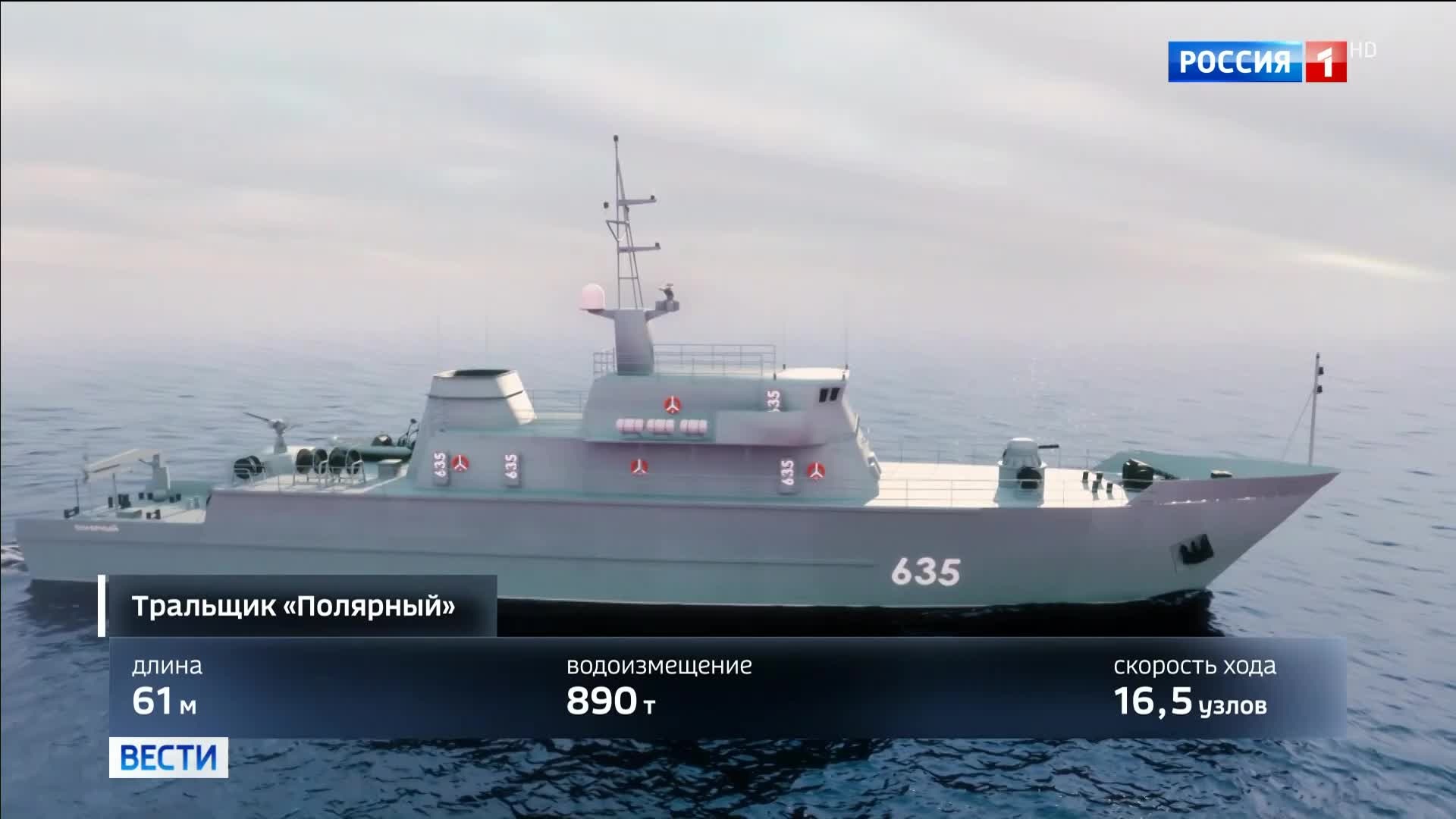 «Минный тральщик «Полярный»: новый этап защиты морских границ России».