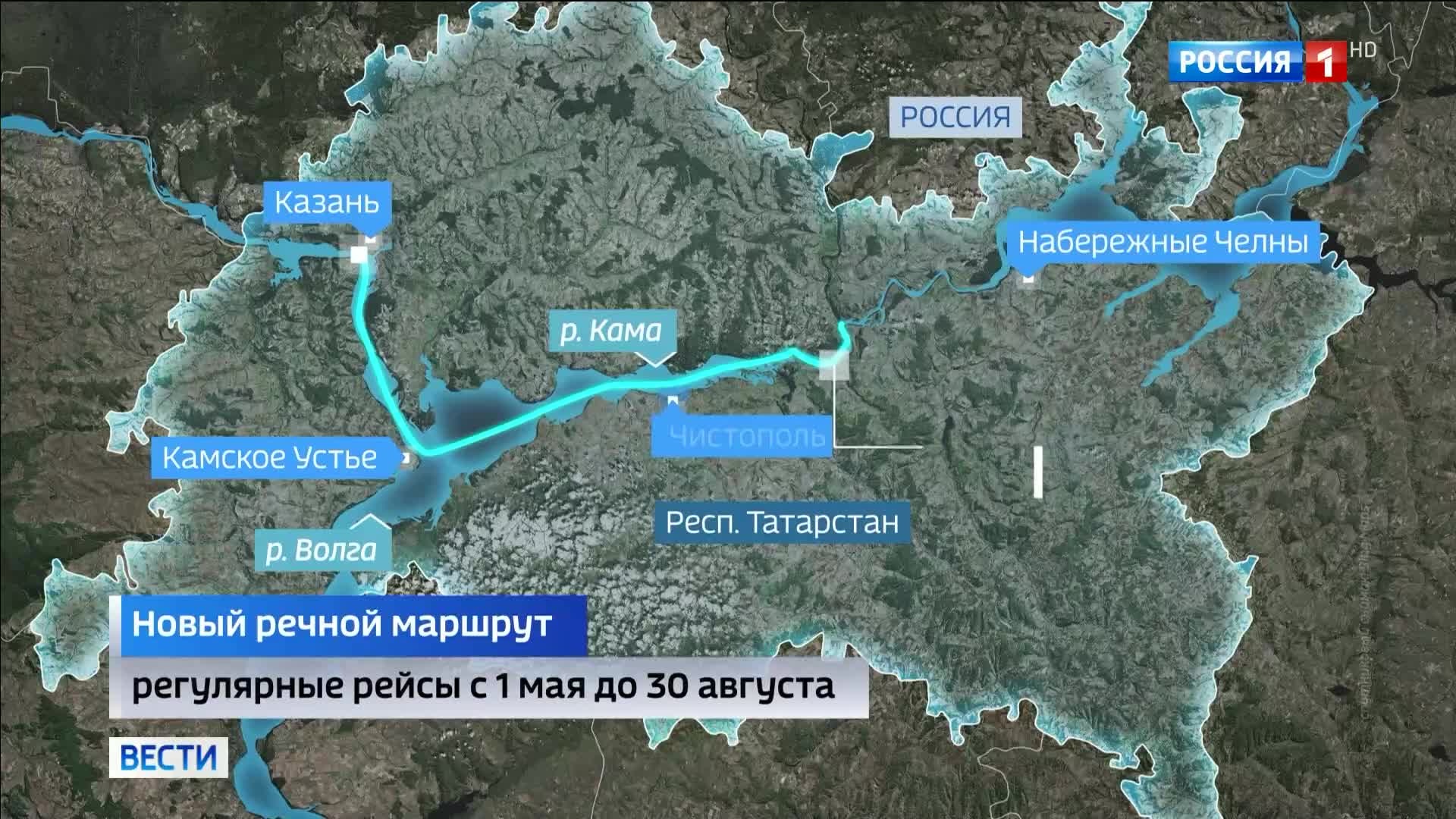 "Возобновление пассажирских перевозок Казань-Набережные Челны: новый "Метеор" на Волге."