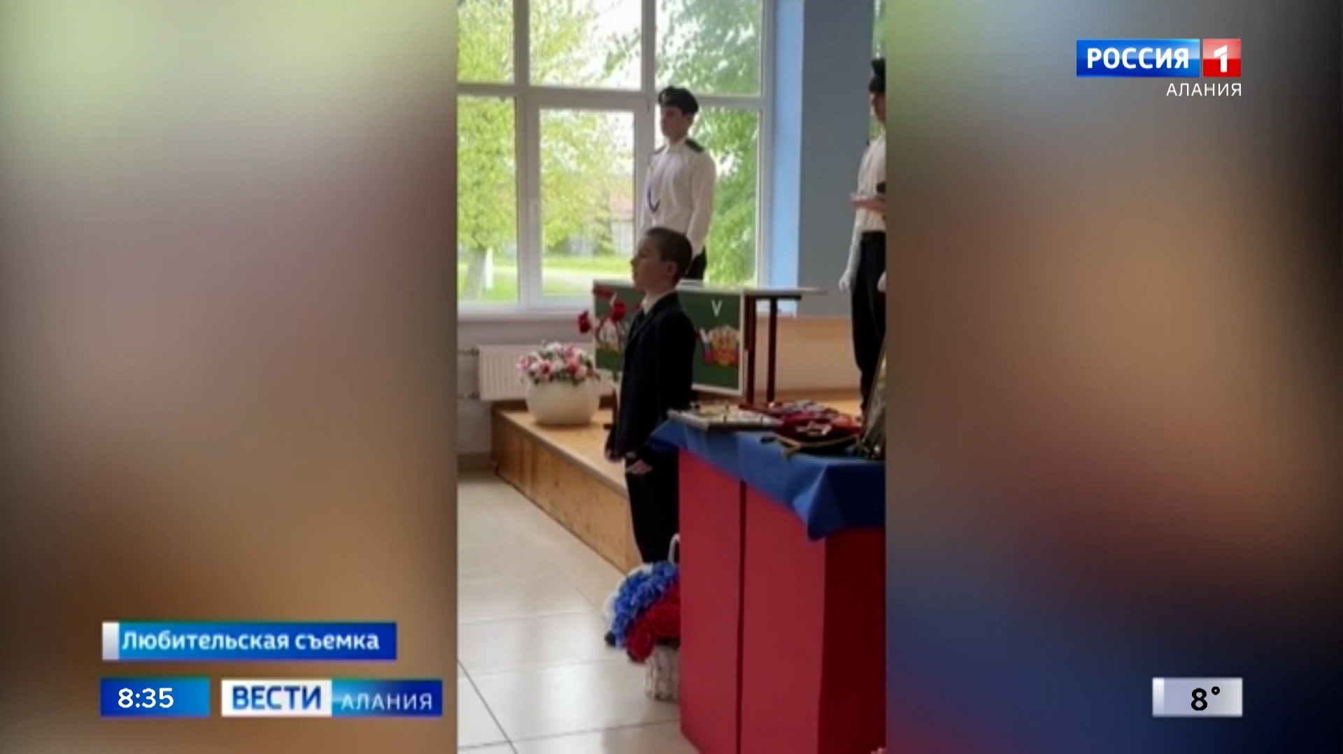 В первой эльхотовской школе открыли парту Героя, посвященную памяти выпускника Альберта Агнаева, погибшего в ходе СВО