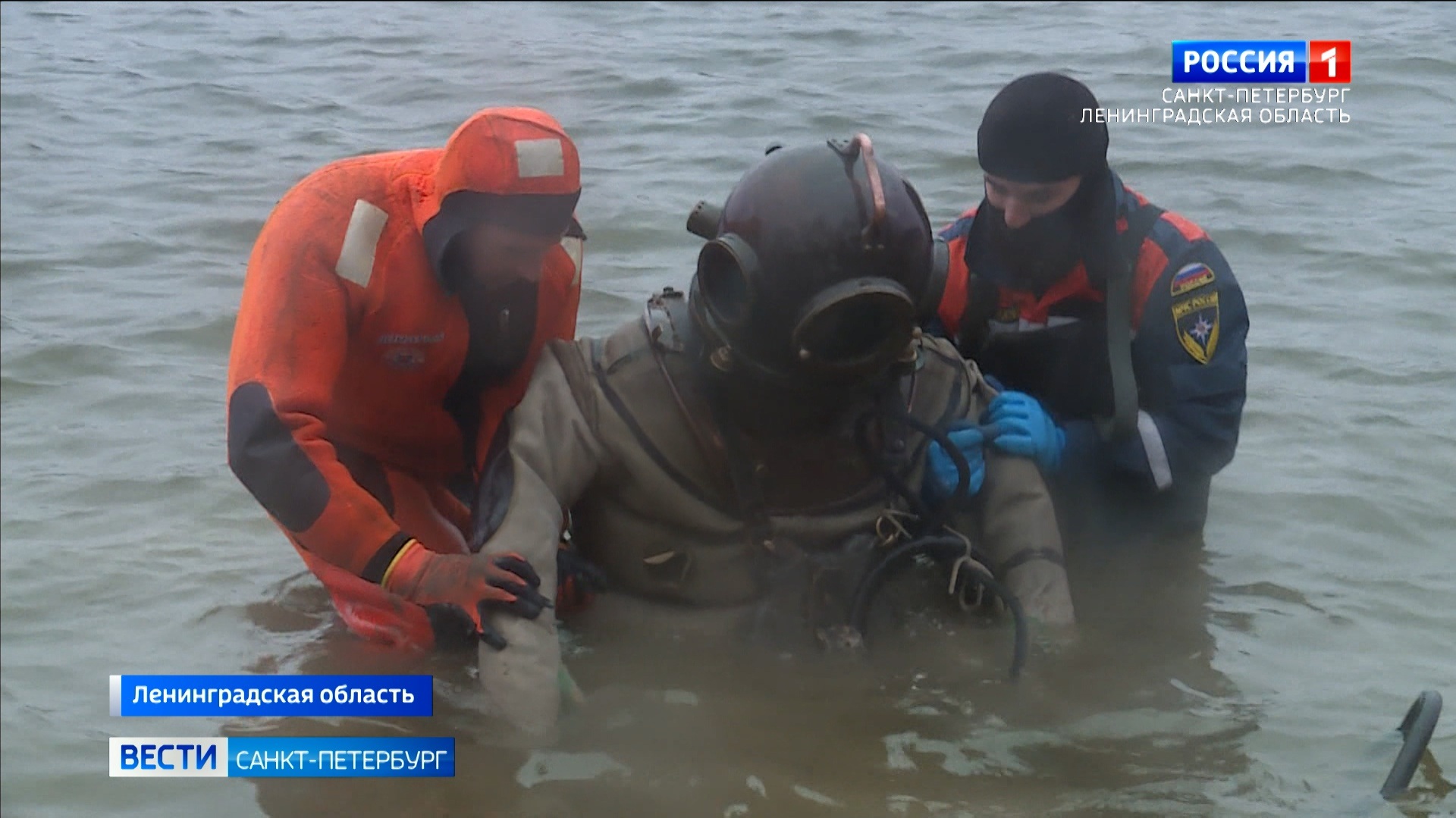 Ко Дню водолаза курсанты ВОСВОД покоряли глубины Вуоксы