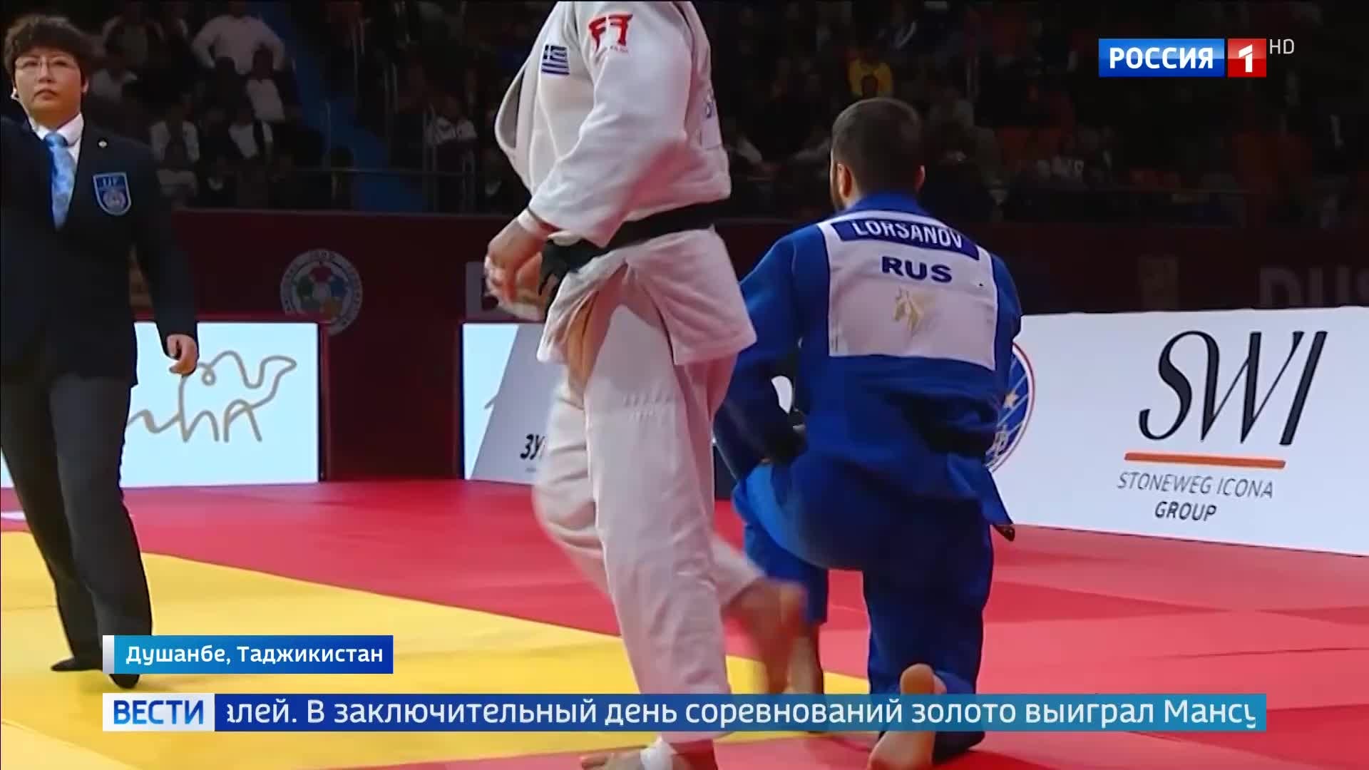Сборная России побеждает с 12 медалями на "Большом шлеме" в Душанбе