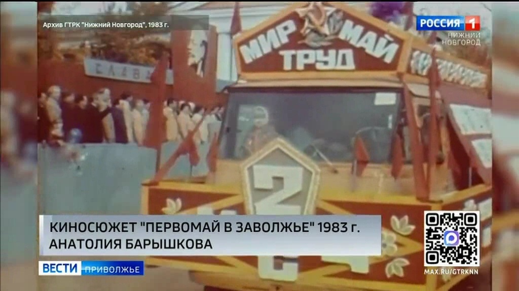 Как горьковчане праздновали первомай в 1983 году?