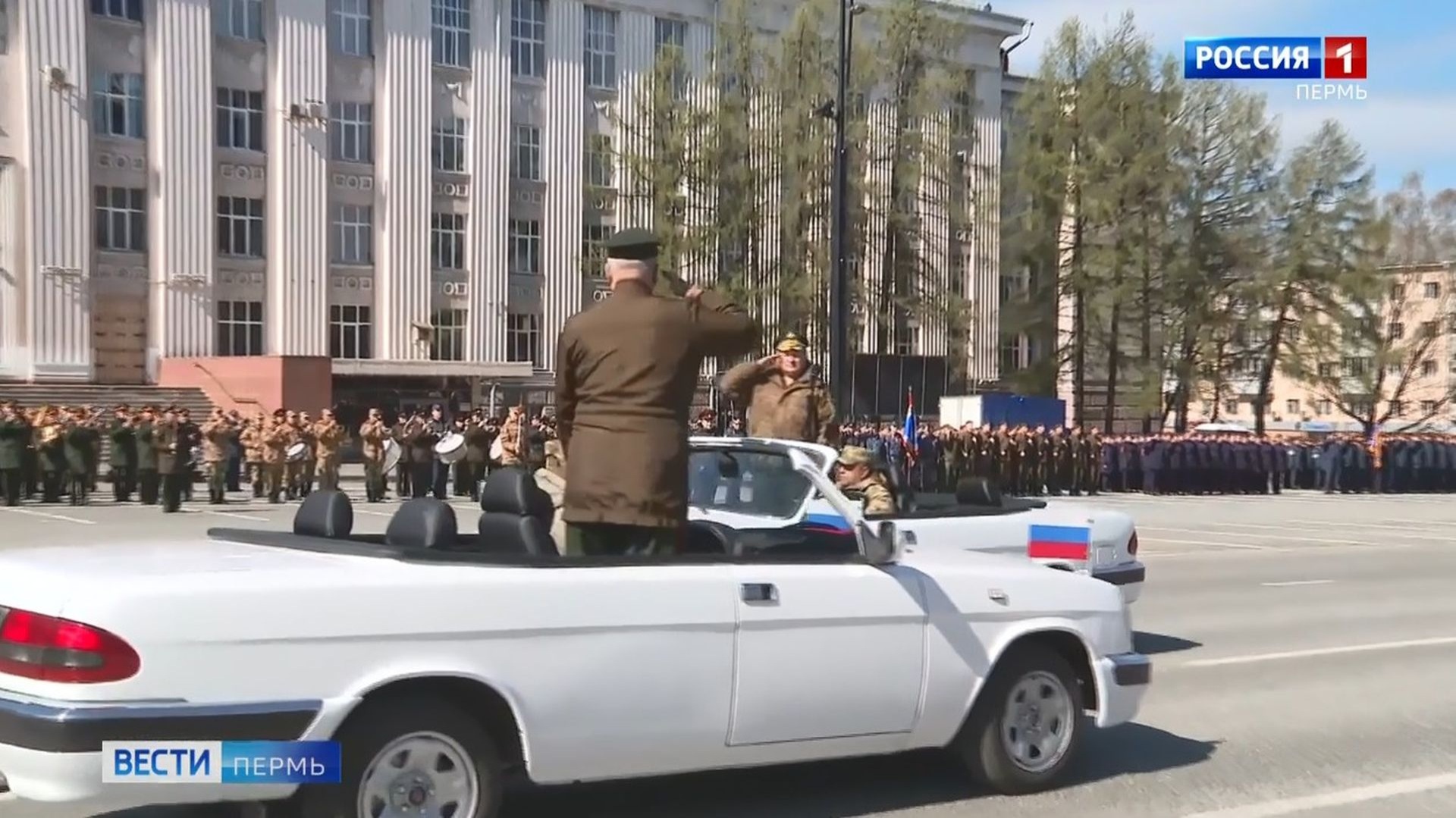В Перми состоялась первая сводная репетиция парада Победы