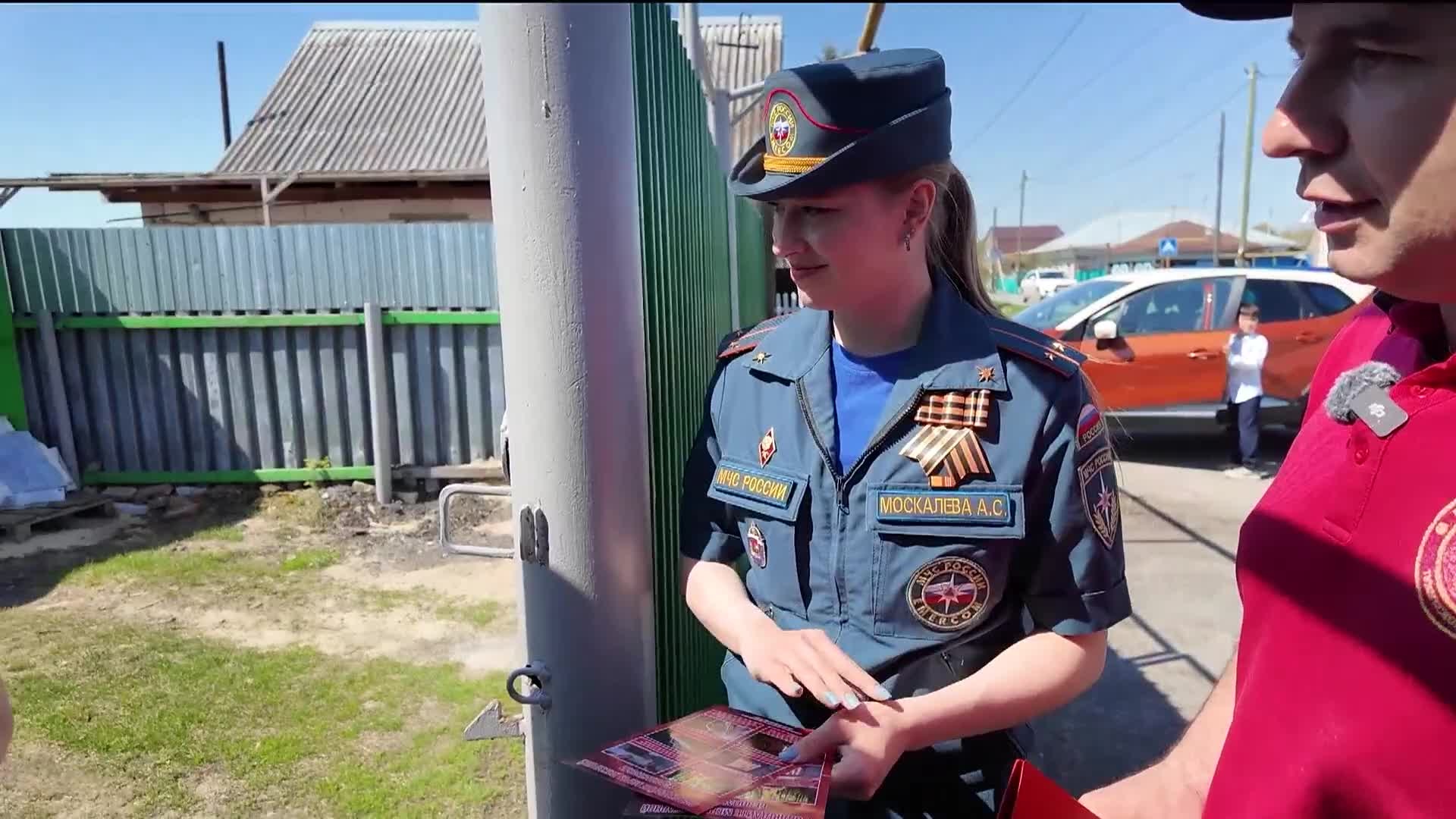 Противопожарный рейд провели в тюменском селе