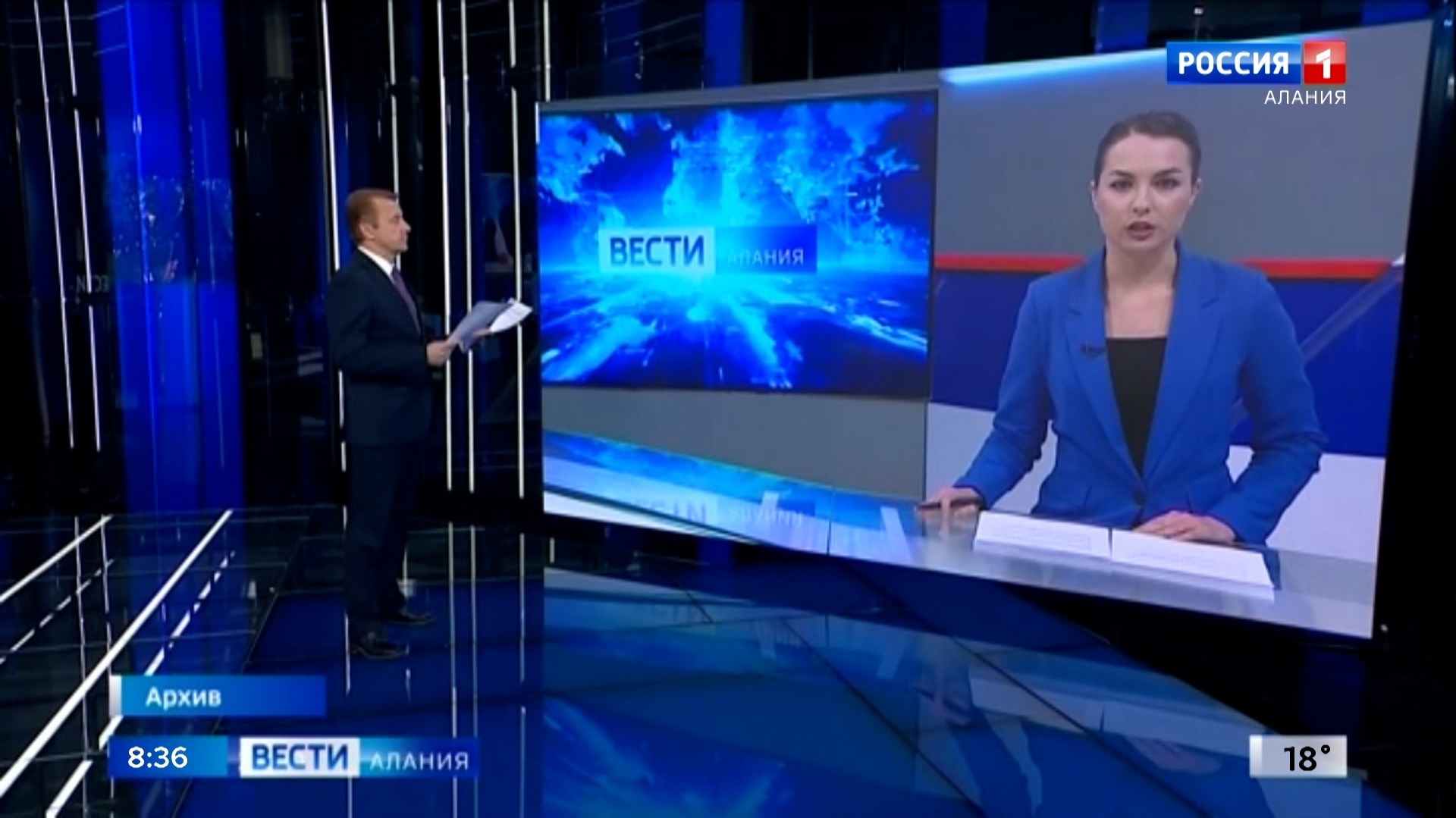35 лет назад в эфир вышла программа "Вести" - началось регулярное вещание ВГТРК